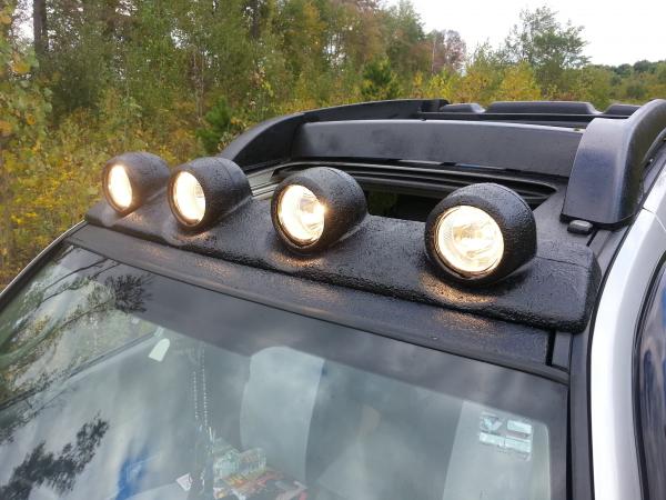 Jeep liberty roof 2024 light bar