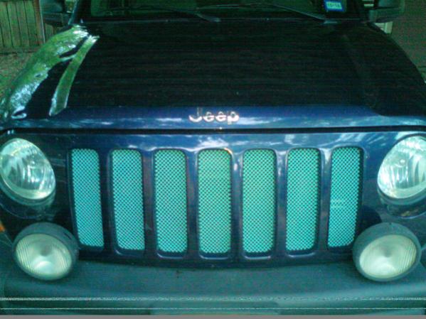 Jeep liberty deals custom grill